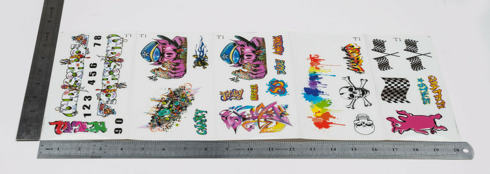 Sticker Set Graffiti Style RC Car Truck Decal fit Most 1/10 1/8 Scale