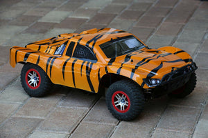 Custom Body Tiger Style for Traxxas  1:10 Fits All Slash Editions RC Truck Car