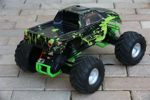 Custom Body Muddy Green for Traxxas Skully Grave Digger 1/10 Truck Car Shell