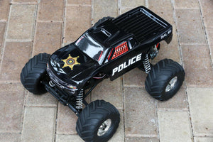 Custom Body Police Style for Traxxas Bigfoot Stampede 1/10 Truck Shell Cover