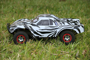 Custom Body Zebra Style for Traxxas 1/10 Slash Shell Cover Truck Car 6811 1:10