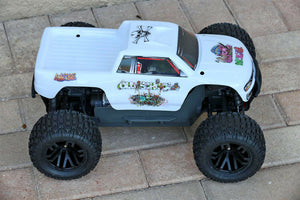 Custom Body Graffiti White for ARRMA GRANITE 4X4 2WD 3S BLX 1/10 Cover Shell