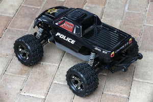 Custom Body Police Car for Traxxas Stampede 1/10 Truck Car Shell Cover TRA3617