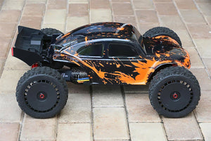 Custom Bug Body Muddy Orange for ARRMA 1/8 TALION 6S BLX Brushless Truggy