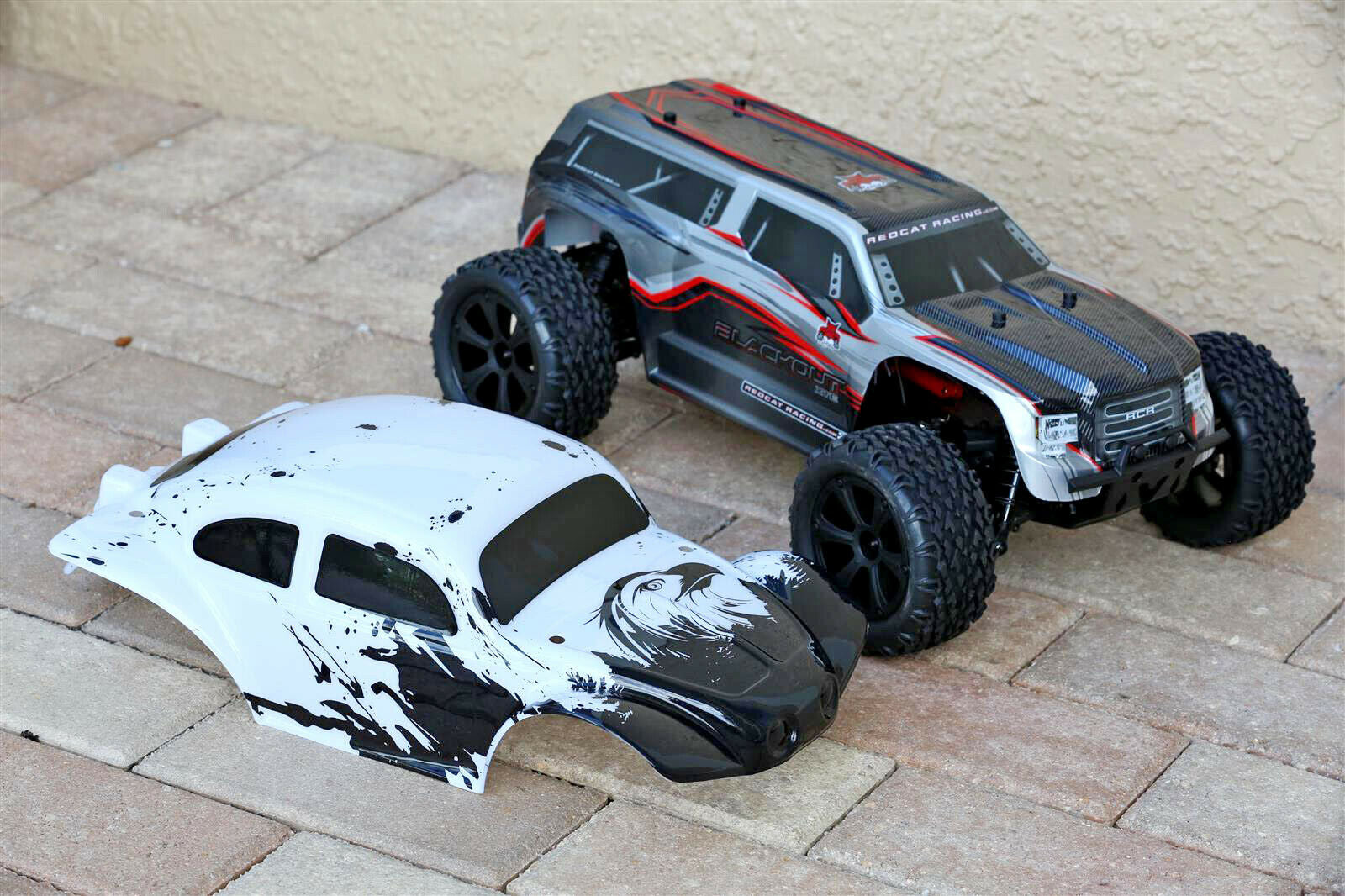 Custom Buggy Body Bald Eagle Style for Redcat Racing Blackout XTE 1/10 Crawler