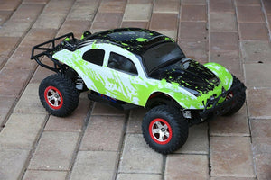 Custom Body Muddy Green WB for Traxxas Slash 1/10 Baja Bug 1:10 Shell Truck Car