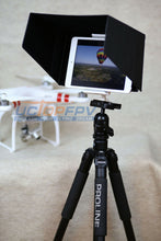 Load image into Gallery viewer, 10&#39;&#39; iPad Sun Hood Shade Black w/ Mount for DJI Phantom All Models and Inspire
