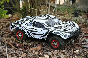 Custom Body Zebra Style for ProSC10 1/10  4x4 VXL 2WD Slayer Shell Cover