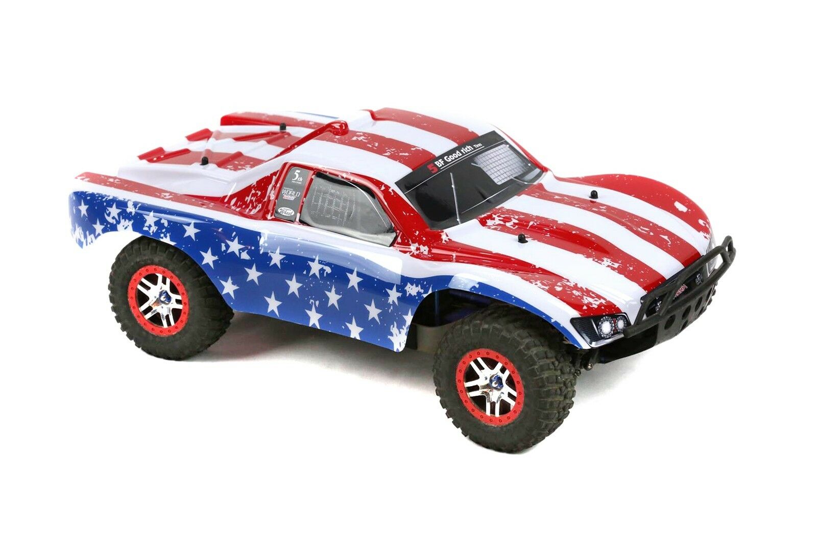 Custom Body America Flag Style for Traxxas 1/10 Slash Truck Car Shell Cover 1:10