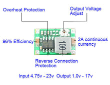 Load image into Gallery viewer, 2pk Mini DC Converter Step Down Power Supply Module DJI Phantom Video GoPro Hero
