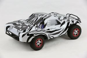 Custom Body Zebra Style for Traxxas 1/10 Slash Truck Car Shell Cover 1:10