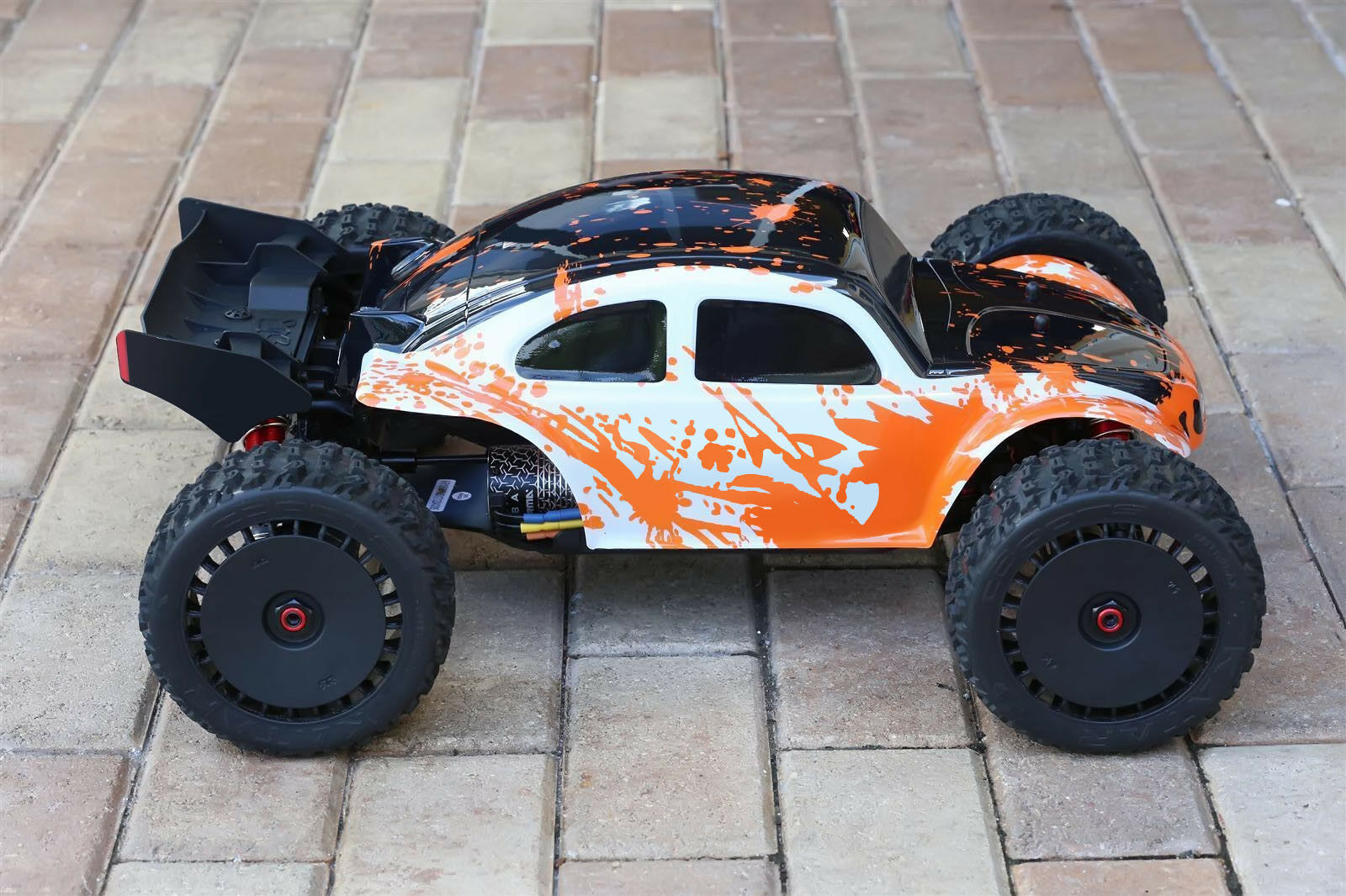 Custom Bug Body Muddy Orange/WB Shell for ARRMA 1/8 TALION 6S BLX Car Cover