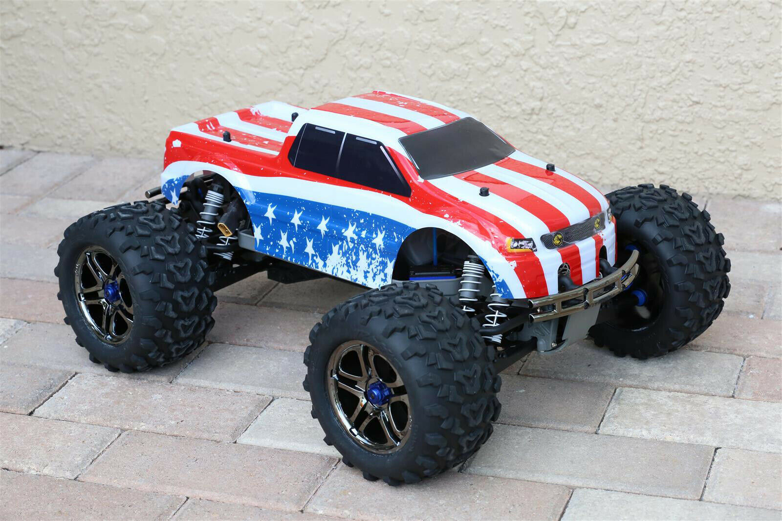 Custom Body USA Flag Style for Traxxas T / E Maxx Shell Cover E-Maxx