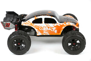 Custom Body Muddy WB Orange Buggy for ARRMA 1/8 Kraton 6S BLX Truck Car Shell