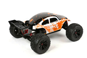 Custom Body Muddy WB Orange Buggy for ARRMA 1/8 Kraton 6S BLX Truck Car Shell