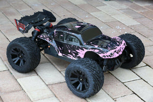 Custom Body Muddy Pink Buggy for ARRMA 1/10 Kraton 4S BLX 4x4 Truck Car Shell