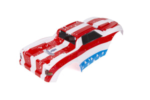 Custom Body American Flag for V1 Traxxas Maxx 1/10 4X4 4WD Truck Shell Cover