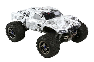 Custom Body Newspaper Style for Traxxas T / E Maxx Shell Cover 3911R E-Maxx