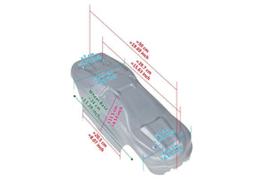 Custom Body Eagle Style for Traxxas 1/10 Summit / eRevo Shell Cover 1:10 Scale