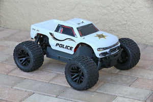 Custom Body Police Sheriff White for ARRMA GRANITE 3S BLX 1/10 Cover Shell