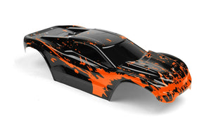 Custom Body Muddy Orange for Traxxas 1/10 Rustler 4x4 Truck Shell Cover