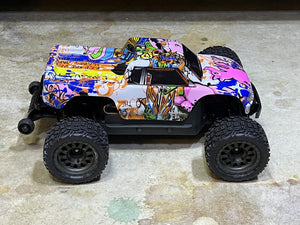 Custom Body Graffiti Pig for ARRMA VORTEKS 3S BLX 1/10 Stadium Truck