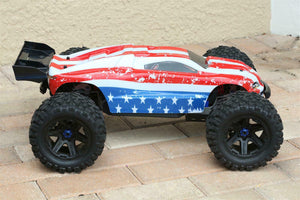 Custom Body USA Flag for Traxxas E-Revo 2.0 1/10 Truck Car Shell Cover 1:10