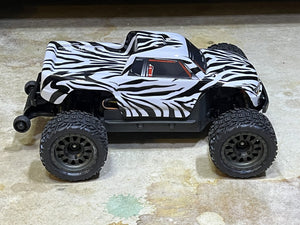 Custom Body Zebra Style for ARRMA VORTEKS 3S BLX 1/10 Stadium Truck