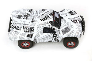 Custom Body Newspaper Style for Traxxas 1/10 Slash Truck Car Shell Cover 1:10