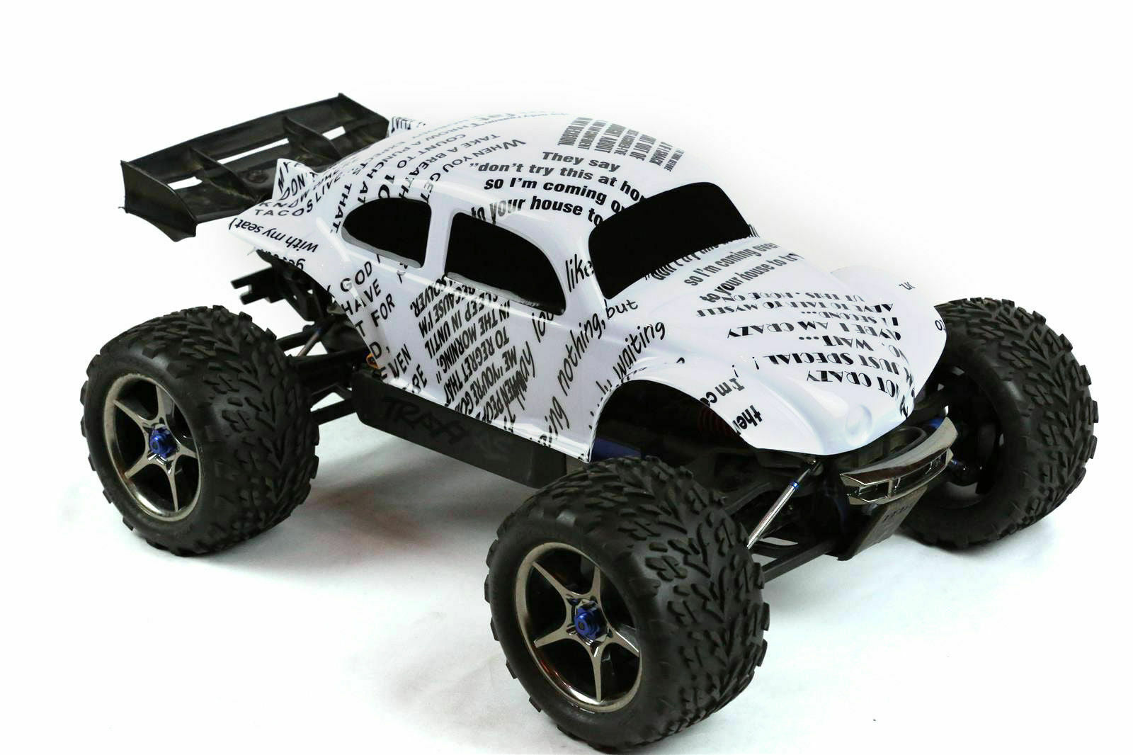 Custom Body with Funny Words for Traxxas E-Revo 2.0 1/10 Truck Car Shell Cover