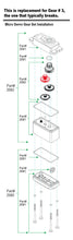 Load image into Gallery viewer, 10pk Replacement Steering Servo Gear TRX 2082 for Traxxas Summit Mini 1/16
