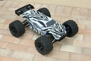 Custom Body Zebra Style for Traxxas E-Revo 2.0 1/10 Truck Car Shell Cover 1:10