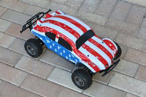 MOD REQUIRED READ! Custom Buggy Body USA Flag Style Beetle Bug for ARRMA Senton