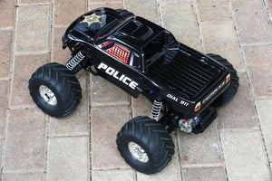 Custom Body Police Sheriff Style for Traxxas Bigfoot Stampede 1/10 Truck Shell