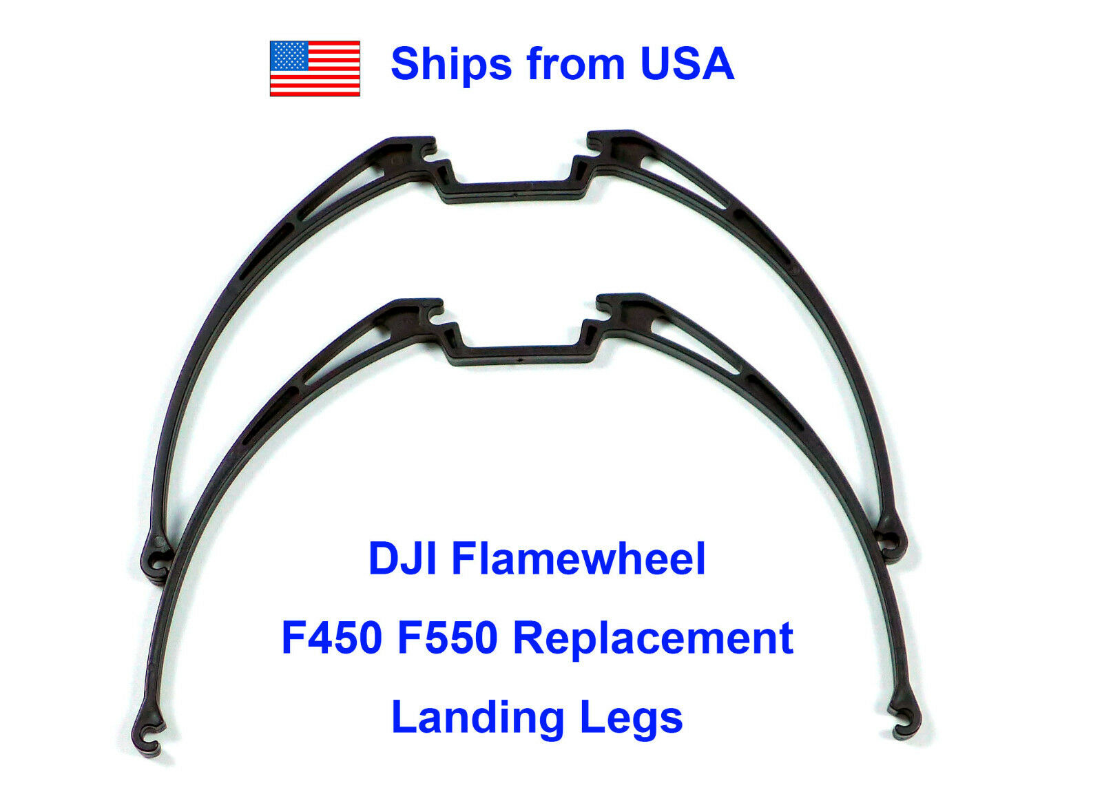 Replacement Leg 2pk for Multifunction Landing Skid Gear DJI Flamewheel F450 F550