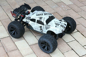 Custom Body Newspaper Style Buggy for ARRMA 1/10 Kraton 4S BLX Truck Car Shell