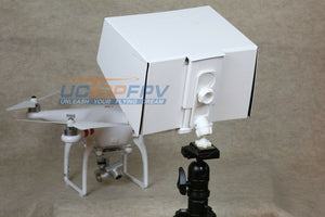 10'' iPad Sun Hood Shade White w/ Mount for DJI Phantom All Models and Inspire