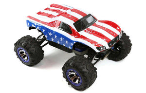 Custom Body USA Flag for Traxxas Summit / Slash 1/10 Truck Car Cover Shell