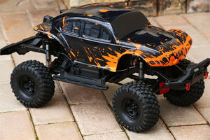 Custom Buggy Body Muddy Orange for Traxxas TRX-4 Trail Crawler Truck Car Shell