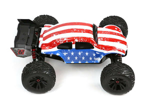 Custom Buggy Body American Flag for ARRMA 1/8 Kraton 6S Truck Car Cover Shell