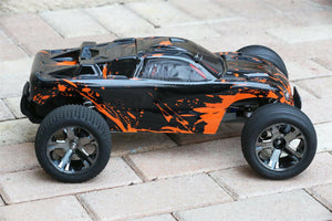 Custom Body Muddy Orange for Traxxas Rustler 2WD 1/10 Truck Car Shell Cover 1:10