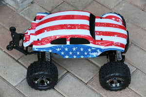 Custom Buggy Body American Flag for Traxxas Stampede 1/10 Truck Car Shell 1:10