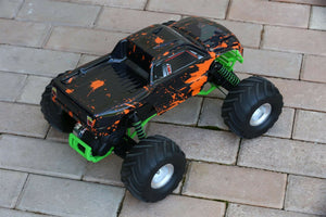 Custom Body Muddy Orange for Traxxas Skully Grave Digger 1/10 Truck Car Shell