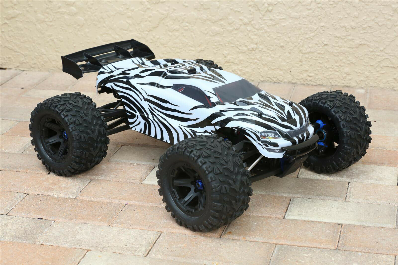 Custom Body Zebra Style for Traxxas E-Revo 2.0 1/10 Truck Car Shell Cover 1:10