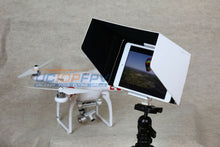 Load image into Gallery viewer, 7 Inch Sun Hood Sun Shade White w/ tripod mount for iPad mini or 7 inch tablets
