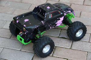 Custom Body Muddy Pink for Traxxas Skully Grave Digger 1/10 Truck Car Shell