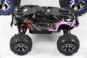 Custom Body Muddy Pink for Traxxas 1/16 Summit Mini Truck Car Shell Cover 1:16