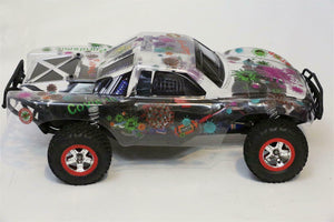 Custom Body Clear Anti-Virus Theme for Traxxas 1/10 Slash Truck Shell Cover 1:10