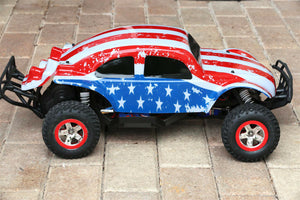 Custom Buggy Body American Flag for ProSC10 1/10 Shell Baja Bug Truck Car 1:10