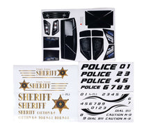 Load image into Gallery viewer, Custom Body Sheriff Police Car White for Traxxas 1/10 Slash Truck Shell 1:10
